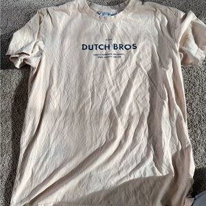 Dutch Bros Beige Short Sleeve Tee